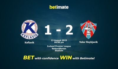 Keflavik vs Valur Reykjavik Forudsigelse, odds og væddemål 08/13/2023