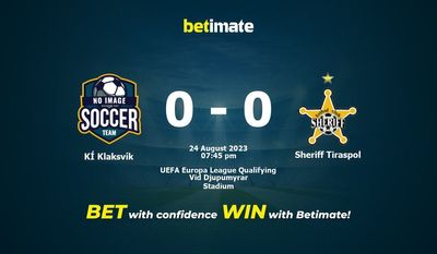 KÍ Klaksvík vs Sheriff Tiraspol Forudsigelse, odds og væddemål 24/08/2023