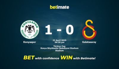 Konyaspor vs Galatasaray Forudsigelse, odds og væddemål 22/04/2025
