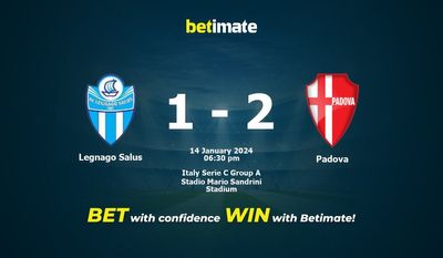 Legnago Salus vs Padova Forudsigelser, odds og væddemål 14/01/2024