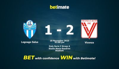 Legnago Salus vs Vicenza forudsigelse, odds og væddemål 18/11/2023