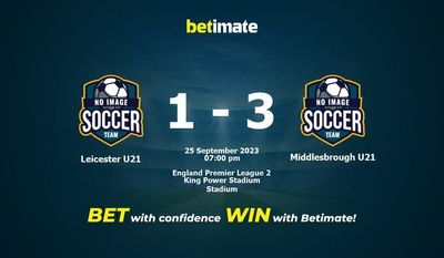 Leicester U21 vs Middlesbrough U21 Forudsigelse, odds og væddemål 25/09/2023