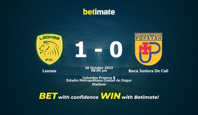 Leones vs Boca Juniors De Cali Forudsigelse, odds og væddemål 26/10/2023