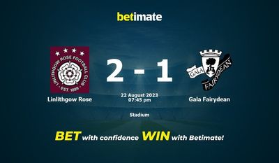 Linlithgow Rose vs Gala Fairydean Forudsigelse, odds og væddemål 22/08/2023