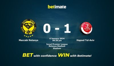 Maccabi Netanya vs Hapoel Tel-Aviv Forudsigelse, odds og væddemål 01/06/2024