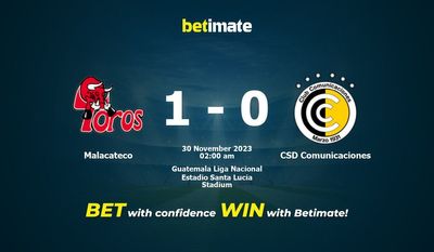 Malacateco vs CSD Comunicaciones Forudsigelse, odds og væddemålstips 30/11/2023