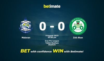 Malavan vs Zob Ahan Forudsigelse, odds og væddemål 08/09/2023