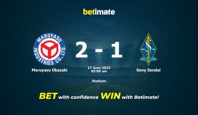 Maruyasu Okazaki vs Sony Sendai Forudsigelse, odds og væddemålstips 17/06/2023