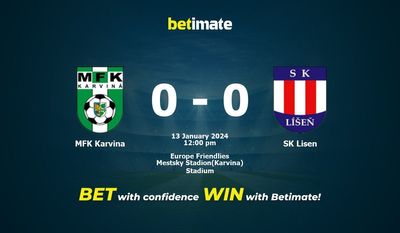 MFK Karvina vs SK Lisen Forudsigelse, odds og væddemål 01/13/2024