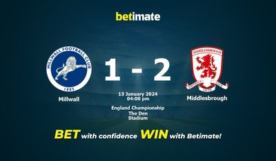 Millwall vs Middlesbrough Forudsigelse, odds og væddemål 01/13/2024