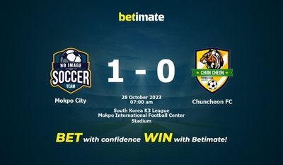 Mokpo City vs Chuncheon FC Forudsigelse, odds og væddemål 28/10/2023