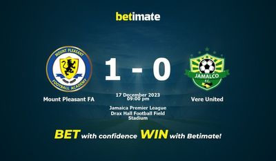 Mount Pleasant FA vs Vere United Forudsigelse, odds & Væddemålstips 17/12/2023