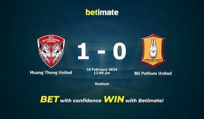 Muang Thong United vs BG Pathum United Forudsigelse, odds og væddemål 18/02/2024