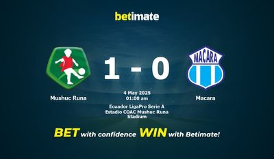 Mushuc Runa vs Macara Forudsigelse, odds og spiltips 05/04/2025