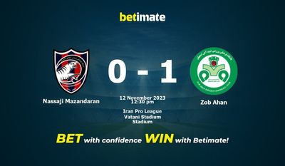 Nassaji Mazandaran vs Zob Ahan Forudsigelse, odds og væddemål 11/12/2023