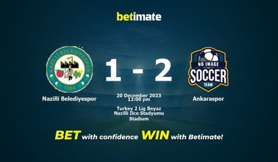 Nazilli Belediyespor vs Ankaraspor Forudsigelse, odds og væddemål 20/12/2023