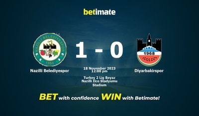 Nazilli Belediyespor vs Diyarbakirspor Forudsigelse, odds og væddemål 18/11/2023