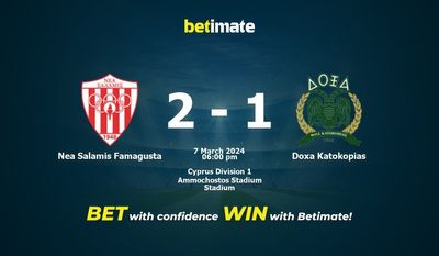 Nea Salamis Famagusta vs Doxa Katokopias forudsigelse, odds og væddemål 03/07/2024