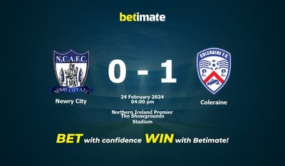 Newry City vs Coleraine Forudsigelse, odds og væddemål 24/02/2024