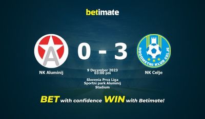 NK Aluminij vs NK Celje Forudsigelse, odds og væddemål 12/09/2023
