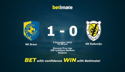 NK Bravo vs NK Radomlje forudsigelse, odds og væddemål 11/05/2023