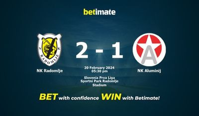 NK Radomlje vs NK Aluminij Forudsigelse, odds og væddemål 20/02/2024