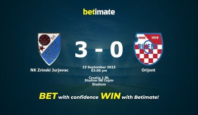 NK Zrinski Jurjevac vs Orijent Forudsigelse, odds og væddemål 15/09/2023