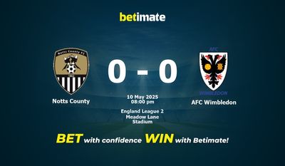 Notts County vs AFC Wimbledon Forudsigelser, Odds & Spiltips 05/10/2025