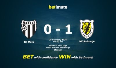 NS Mura vs NK Radomlje Forudsigelse, odds og væddemål 25/02/2024