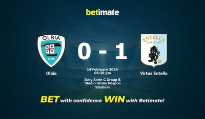 Olbia vs Virtus Entella Forudsigelse, odds og væddemålstips 14/02/2024