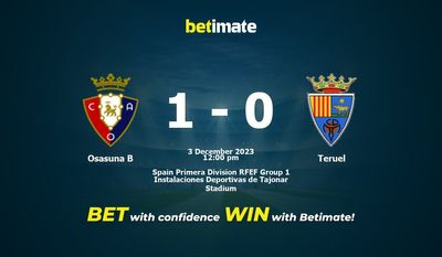 Osasuna B vs Teruel Forudsigelse, odds og væddemål 12/03/2023
