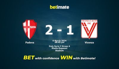 Padova vs Vicenza Forudsigelse, odds og væddemål 03/06/2024