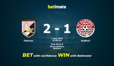 Palermo vs Südtirol Forudsigelser, odds og spiltips 05/01/2025