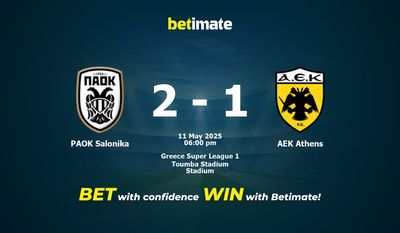 PAOK Thessaloniki vs AEK Athen Forudsigelse, Odds & Spiltips 05/11/2025