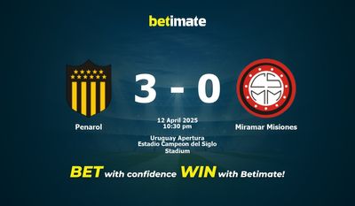 Penarol vs Miramar Misiones Forudsigelse, odds og væddemål 04/12/2025