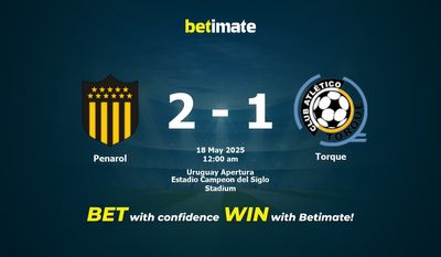 Penarol vs Torque Forudsigelse, odds og spiltips 17/05/2025