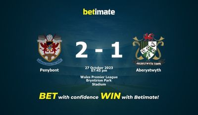Penybont vs Aberystwyth forudsigelse, odds og væddemål 27/10/2023