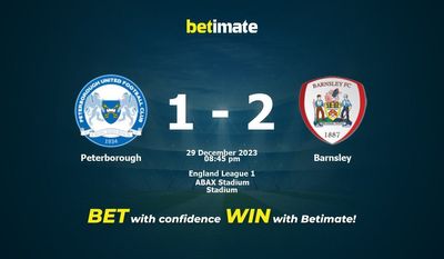Peterborough vs Barnsley Forudsigelse, odds og væddemål 29/12/2023