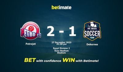 Petrojet vs Dekernes Forudsigelse, odds og væddemål 27/12/2023