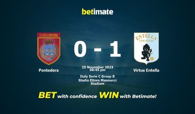 Pontedera vs Virtus Entella Forudsigelse, odds og væddemål 25/11/2023