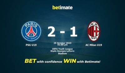 PSG U19 vs AC Milan U19 Forudsigelse, odds og væddemål 25/10/2023