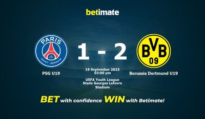 PSG U19 vs Borussia Dortmund U19 Forudsigelse, odds og væddemål 19/09/2023