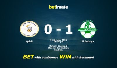 Qalali vs Al Budaiya Forudsigelse, odds og væddemål 19/10/2023