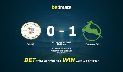 Qalali vs Bahrain SC forudsigelse, odds og væddemål 20/12/2023