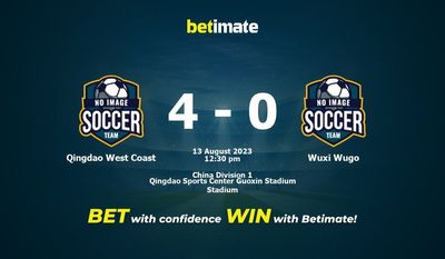 Qingdao West Coast vs Wuxi Wugo Forudsigelse, odds og væddemål 08/13/2023