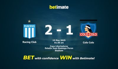 Racing Club vs Colo Colo Forudsigelse, Odds & Spiltips 15/05/2025