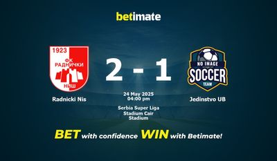 Radnicki Nis vs Jedinstvo UB Forudsigelse, odds og væddemål 24/05/2025