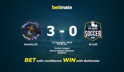 Ramtha SC vs Al-Jalil Forudsigelse, odds og væddemål 21/12/2023
