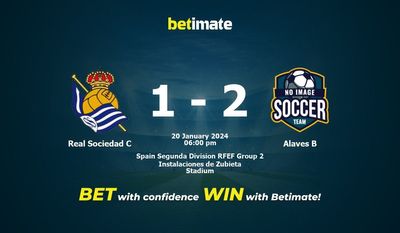 Real Sociedad C vs Alaves B forudsigelse, odds og væddemål 20/01/2024