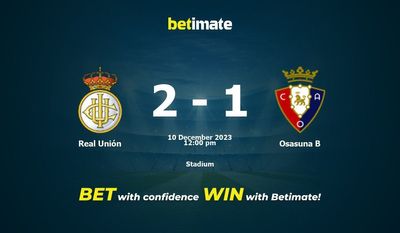 Real Unión vs Osasuna B forudsigelse, odds og væddemål 12/10/2023